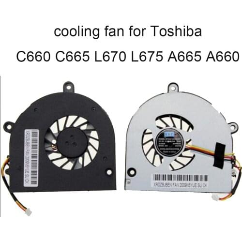 Computer Fans FOR Toshiba Satellite C660 C660D C665 A660 A665 D L675 Laptops CPU Cooling fan Cooler Radiator Fan Internal Parts