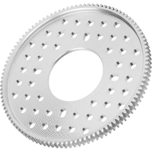 80/90/96/100/105/108 Teeth 16/32mm Center Hole Cylindrical Aluminum Gear Straight Tooth Industrial Supplies