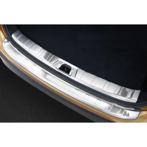 1pc for Nissan qashqai 2016 Rear guard plate tailgate Threshold bar Stainless steel