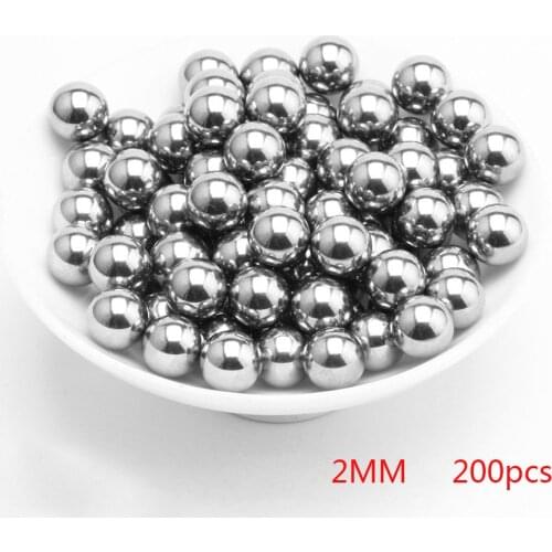 50pcs/200pcs 2/3/4/5/6mm steel Balls used for Hunting high quality Slingshot Stainless Steel Slingshot Balls Hitting Ammo