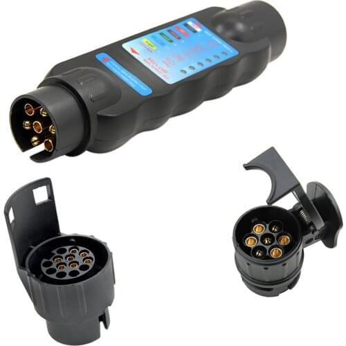 7Pin 13Pin Car Vehicle Trailer Towing Circuit Plug Socket DC 12V Set