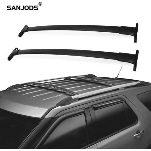 SANJODS Car Roof Rack Crossbar Fit For 2017 2018 2019 2020 GMC Acadia Aluminum Luggage Rack Crossbars Cargo Rooftop Carrier