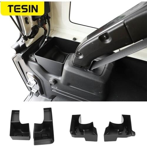 TESIN Stowing Tidying for Jeep Wrangler Jk 2011+ Car Trunk Side Storage Box Organizer for Jeep Wrangler JL 2018+ Car Accessories
