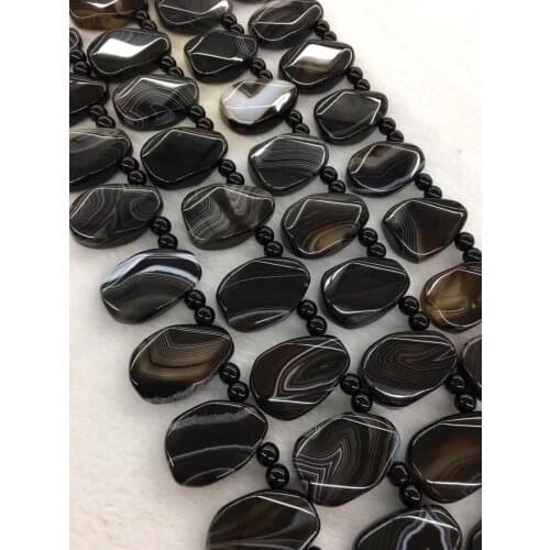 CYW 2018 Large Black Waterdrop Beads, 16PC Druzy Faceted GemsStone DIY Necklace Connector, Free shipment, 15.5inch Full Strand