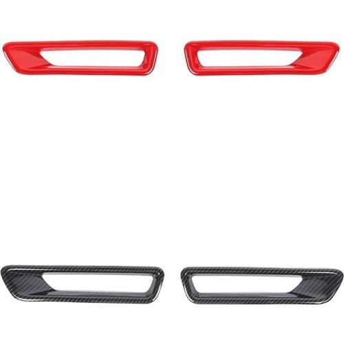 Front Light Eyebrow Decoration Cover Trim Fog Light Sticker for Ford Mustang 2010 2011 2012 2013 2014