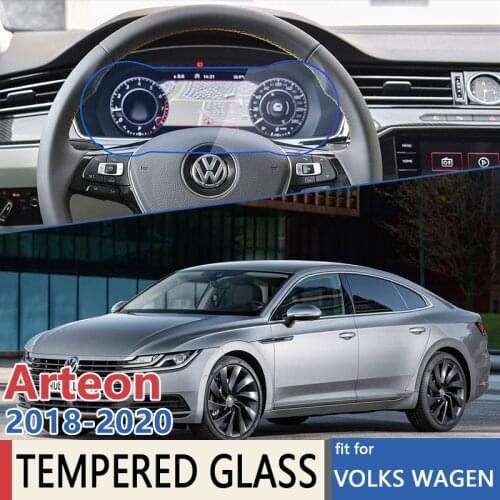 For Volkswagen VW Arteon 3H7 2018~2020 Car Instrument Anti-fingerprint Film Full Screen Protector Tempered Glass Accessories