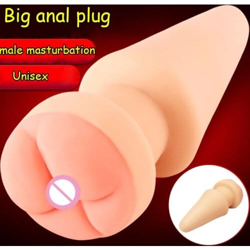 Soft Huge Butt Plug Big Anal Dilatador Male Penis Insert Hollow Anal Plug Sex Toys for Couples Masturbation Adult Sex Products