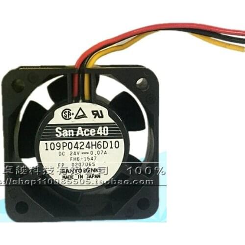 New original 40 109P0424H6D10 24V axial cooling fan