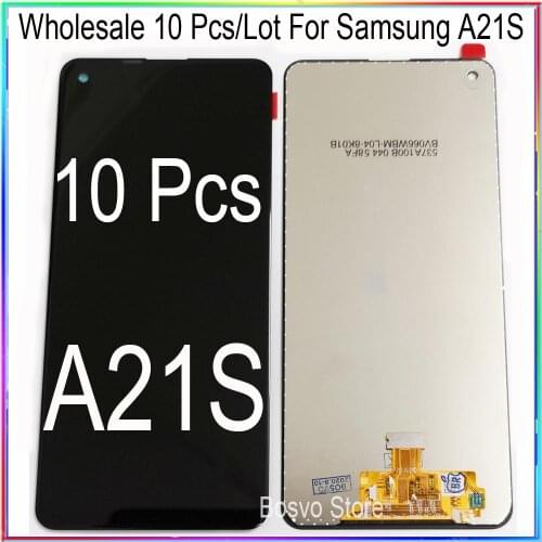 Wholesale 10 Pcs/Lot for Samsung A21S Lcd screen display with touch with frame assembly A217 SM-A217F/DS