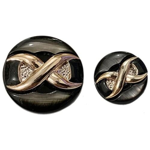 6pcs 18-25mm Sewing Resin Buttons Smoke White Color Pearl Inlay Suit Blazer Sport Coat Shining Craft Accessorie Scrapbooking