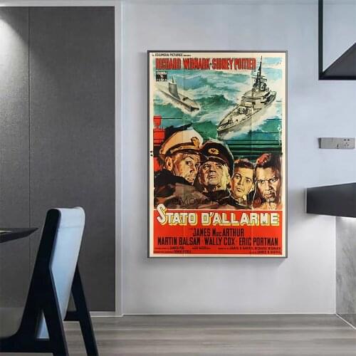 V0304 The Bedford Incident Vintage Classic Movie Wall Silk Cloth HD Poster Art Home Decoration Gift