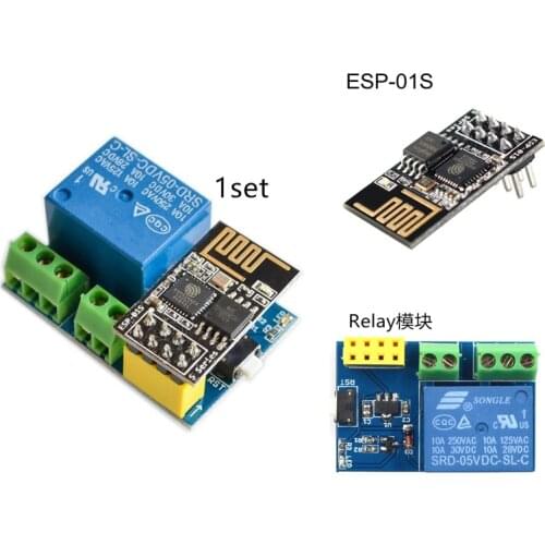 1/3/5 pcs 10A/250VAC 10A/30VDC ESP8266 ESP-01S Relay Module Relay WIFI Smart Socket Control Switch Phone APP For Smart Home IOT