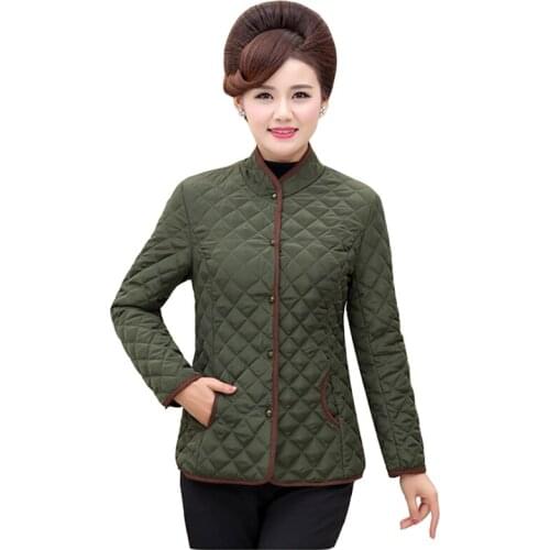 Jackets Women Coats 2020 Autumn Winter Cotton-padded LParkas Chaqueta Mujer Jaqueta Plus Size XL~5XL Casaco Ladies Short Jacket
