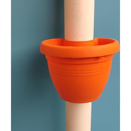 3Pcs/Set Drain Pipe Flower Pots Tubs Gutter Downspout Flowerpot for Plants and Flowers (Size S/L)