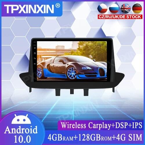 4+128G Android 10.0 DSP For Renault Megane 3 2009-2014 Car GPS Navigation Car Multimedia Player Auto Radio Tape Recorder Stereo