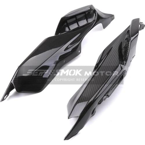 For Yamaha MT07 MT 07 FZ07 FZ 07 2013-2016 Real Carbon Fiber Motorcycle Accessories Tailstock Side Panel Cover Motorbike Shell