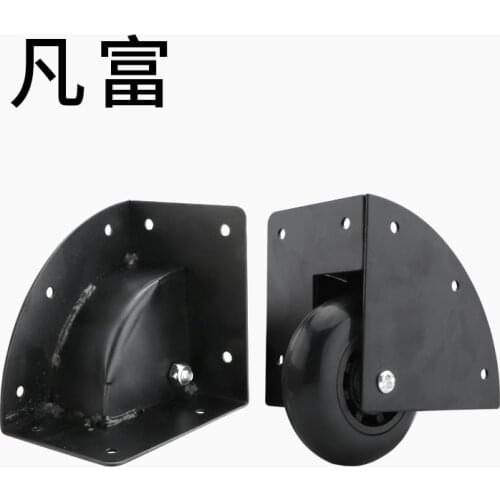 Luggage suitcase accessorie replacement luggage rolling wheels accessories case repair Flight Case Wear resistant black wheel