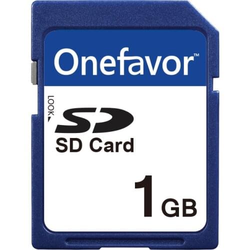 1 GB SD CARD onefavor Secure Digital 1G 1GB SD Memory Card
