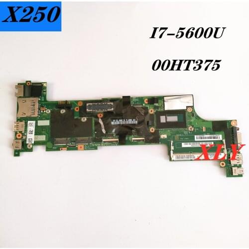 For Lenovo Thinkpad X250 notebook motherboard CPU I7-5600 Nm-A091 motherboard DDR3 01HT375