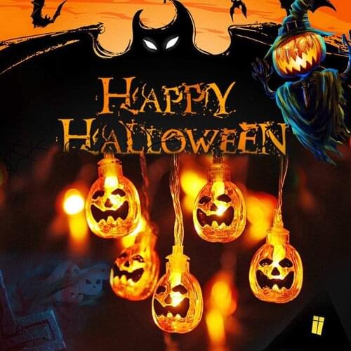 30pcsThanksgiving Pumpkin Lights Decorations Maple Fall String Lights, Halloween String Lights Battery Operated LED Fairy String