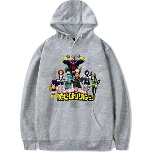 Harajuku Hoodie My Hero Academia Hoodie Newest Men Women Cool Pullover Tops sell Popular Hoodies Male Coats