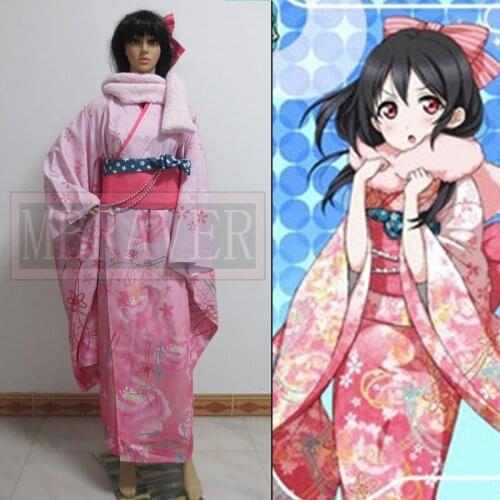 Love Live School Idol Project Unwakened Love Live Kimono Cosplay Yazawa Nico Cosplay Costume