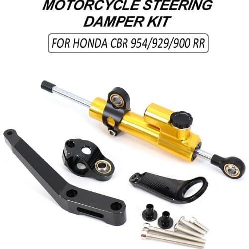 2000 2001 CNC Motorcycle Steering Stabilize Damper Mounting Bracket Kit For Honda CBR900RR CBR 900 RR CBR929RR
