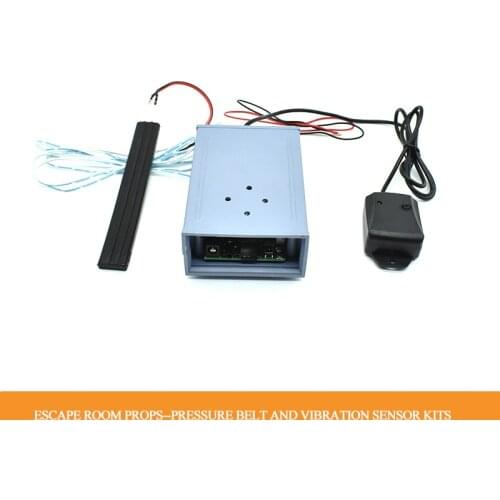 Escape Room Games Props Pressure Switch and Vibration Sensor Kits Control 60KG Magnet Lock Escape Room Supplies
