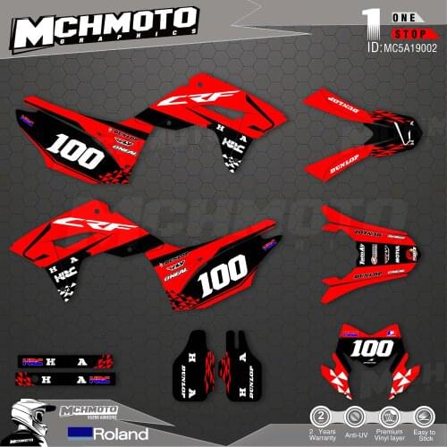 MCHMFG Customized Team Graphics Backgrounds Decals Custom Stickers For 19-21CRF150L 2019 2020 2021