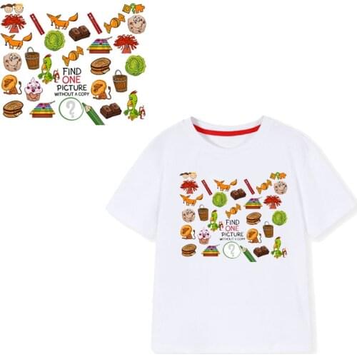 Regional Style Patch Iron on Patches for Clothing Heat Transfer Sticker on Clothes for Kids DIY Appliques Thermal Press Vinyl G