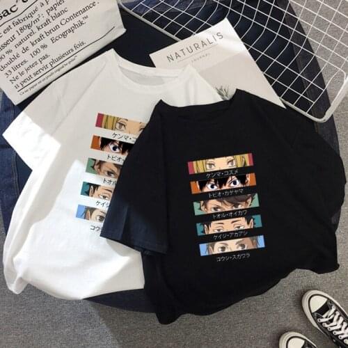 Hot Oya Oya Oya Haikyuu Men T Shirt Kuroo Japanese Bokuto Manga Shoyo Volleyball Anime Creative Tshirt Cartoon Graphic Tees Male