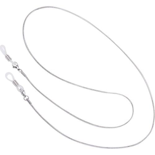 Stainless Steel Anti-Slip Eyeglasses Chains Rope Eyewear Neck Cord Landyard Retainer Prevent the Glasses Dropping