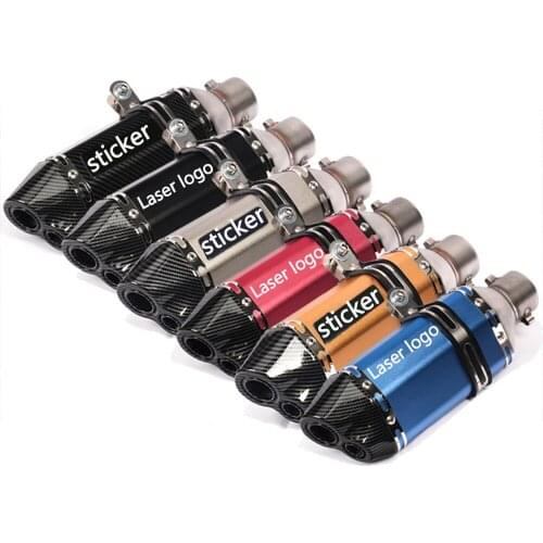 Motorcycle Exhaust Pipe AKPOVC Modified Escape Moto For GSR600 R6 Z900 Dirt Bike PCX 125 FZ6 G310GS ADV CB600F MT 03 Tmax 530