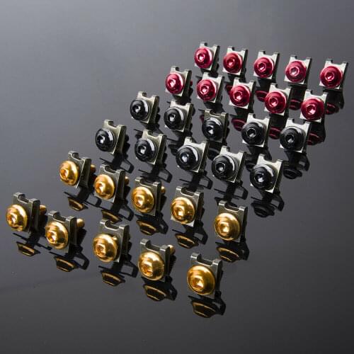 Motorcycle Parts 10pcs M6 Spire Fairing Body Bolts Screws Fastener Speed Clip Scooter Nuts for BMW Ducati Yamaha Honda KTM