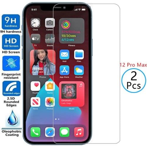 Protective tempered glass for iphone 12 pro max screen protector on i phone 12promax 12pro mas safety film aphone aiphone iphon