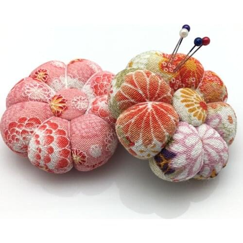 1 Piece ! ! Random Color! Fabric Sewing Tools Pumpkin Patterns Pin Cushion Sewing Kit Home Craft Needle Holder 7YJ89