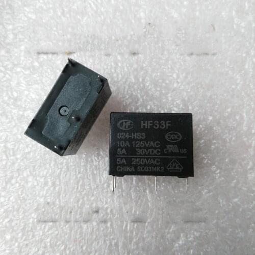 5 teile/los Relais HF33F JZC-33F-005-HS3 JZC-33F-012-HS3 JZC-33F-024-HS3 4PIN 5A