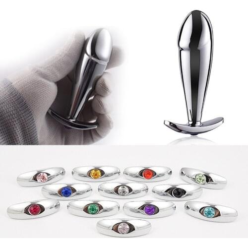 Butt Plug Metal Anal Plug Anal Massage Dilator Prostate Massage Outdoor Wear Sex Toys For Women Female Masturbation Products