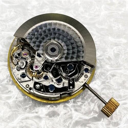 Watch Movement For 7750 Accessories Dual Calendar 6 Pin Automatic Mechanical Movement with White Calendar