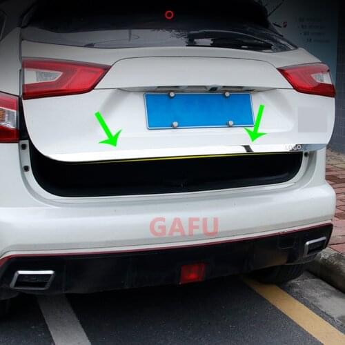 For Nissan Qashqai j11 2020 2015 2016 2018 2019 Door Sticker Stainless Steel Rear Door Tailgate Trim Cover Car Accessories