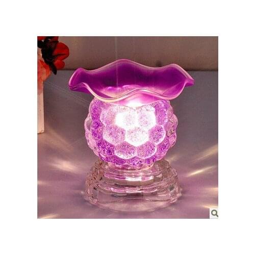 Electronic vaporizer small grape oil lamp light incense fragrance lamp plugged aroma lamps variety of optional