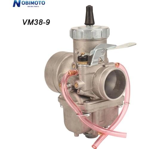 Motorcycle VM38 38mm Carburetor For Mikuni VM38-9 Round Slide VM38-9 Spigot Carbs 2 Stroke Motocross ATV Quad UTV Carburetter