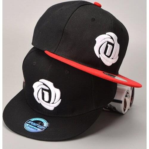 2018 New American Derrick Rose Baseball Cap Men Snapback Hip Hop Cap Black Red Hat Lovers Sports