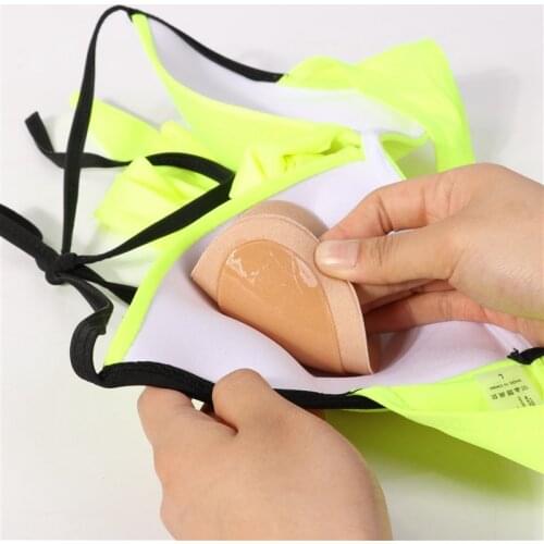 Bikini Chest Pad Bikini Set Push Up Padded Bikinis Swimsuit Women Swimwear Women Thicker Breathable Sponge Bra Pad