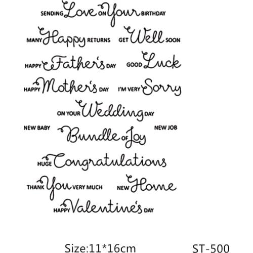 Beautiful seal Clear Stamps/seal for DIY Scrapbooking/Card Making/Photo Album Decoration Supplies