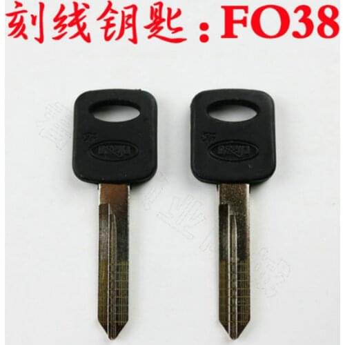 DAKATU Engraved Line Key Blade for Ford edge Kuga Lincoln mustang 2 in 1 LiShi FO38 scale shearing teeth car key locksmith tool
