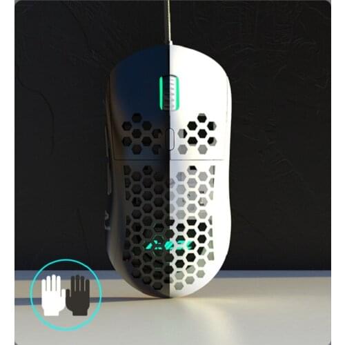 Ajazz AJ380/AJ380R USB Wired Gaming Mouse 6 Buttons Lightweight Mice 16000DPI RGB Programmable Mouse for PC Laptop Notebook Game