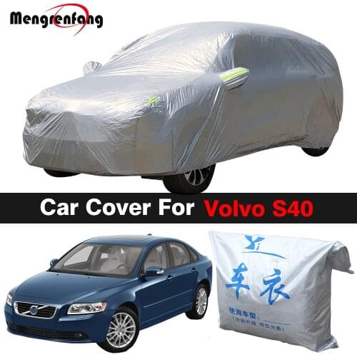 Outdoor Car Cover Auto Indoor Sun Shade Anti-UV Rain Snow Ice Protection Cover Dustproof For Volvo S40