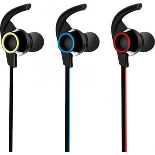 Bluetooth 5.0 Neck-mounted Fitness Waterproof Earphone Stereo Sound Mic In-ear Waterproof Earphone Silica gel material