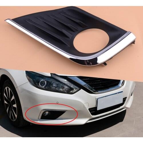 NI1039141 62256-9HS0B Plastic Car Right Front Bumper Fog Light Lamp Bezels Fit For Nissan Altima 2016 2017 2018